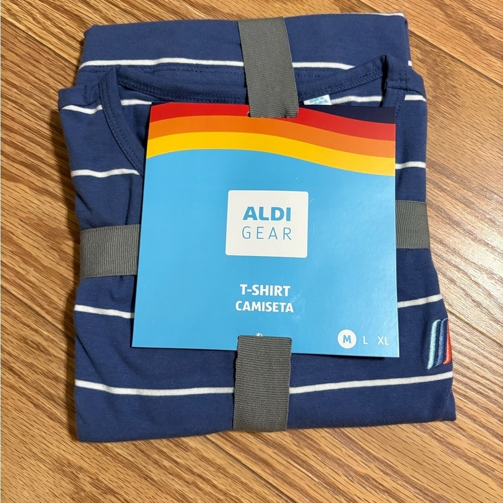 NEW ALDI Shirt Medium - Picture 2 of 4